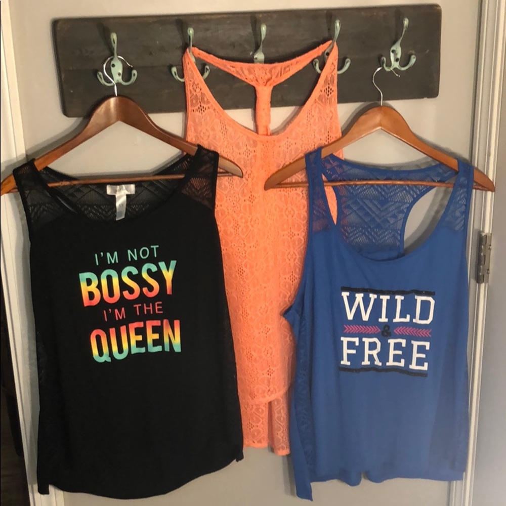 Bundle of summer shirts